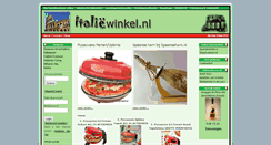 Desktop Screenshot of italiewinkel.nl