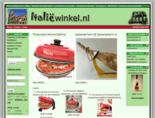 Tablet Screenshot of italiewinkel.nl